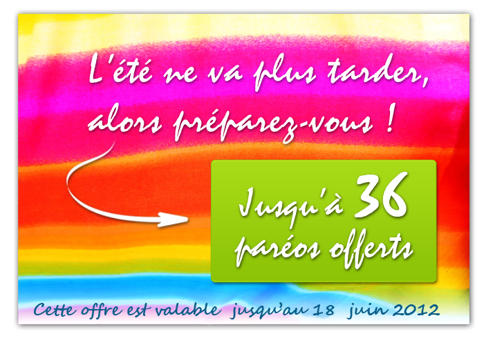 Offre valable jusqu'au 11 mai 2012